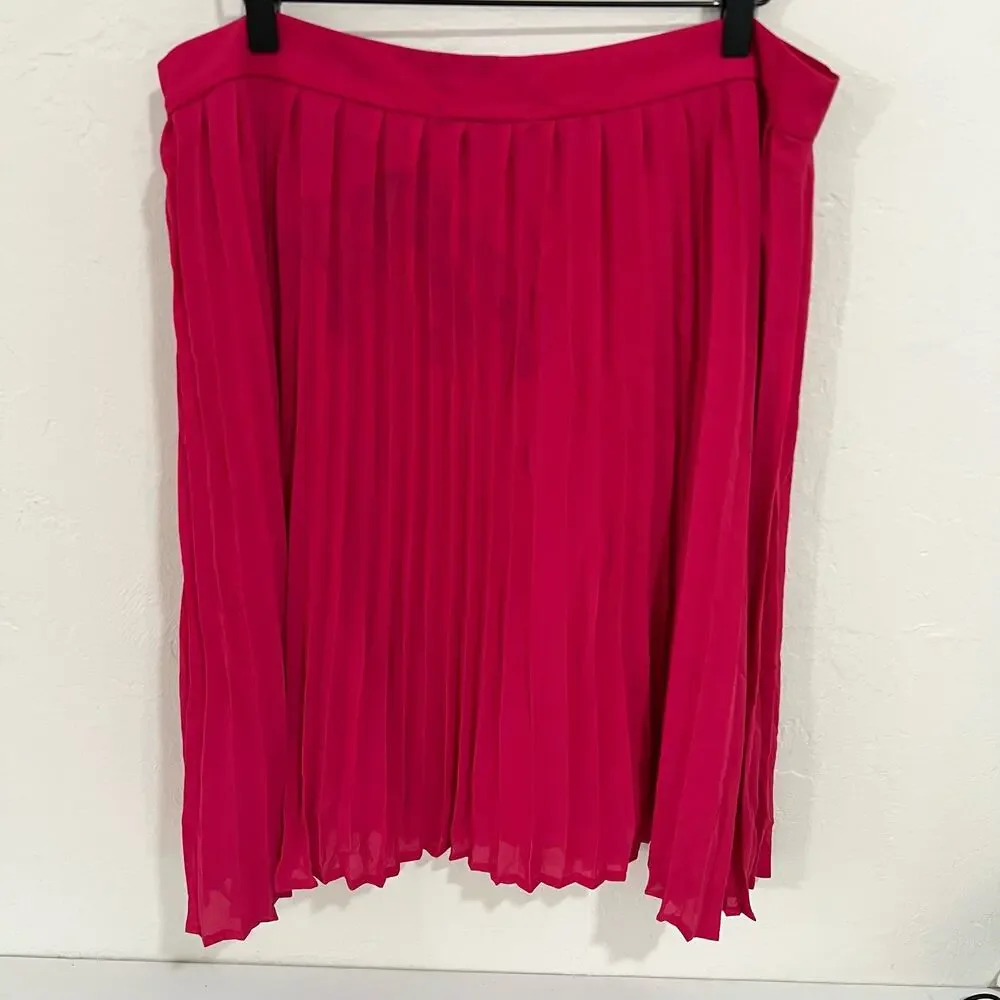Gibson x International Women's Day Thamarr Pleated Skirt Pink Size XXL New